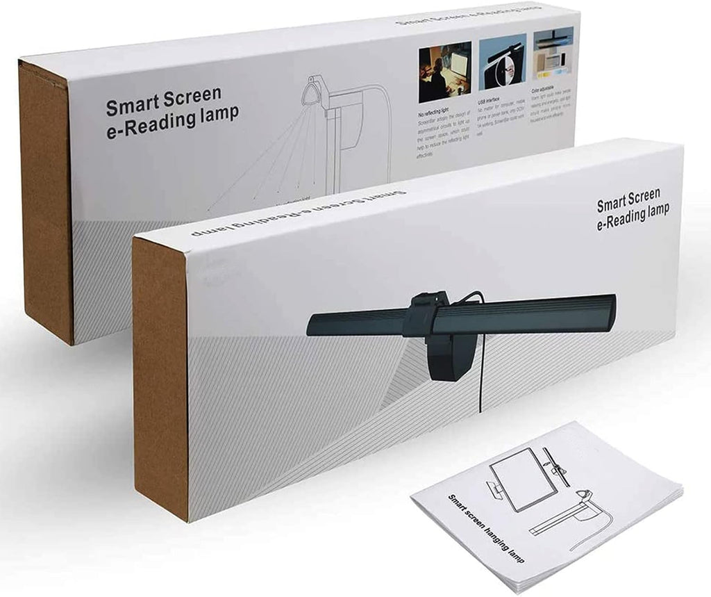 Computer Monitor Lamp, Screen Light Bar Eye Caring, Keyboard Lamp with Clamp/Adjustable Brightness and 3 Color Temperature/No Screen Glare/Space Saving/Usb Powered/For Home&Office-40Cm