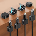 16-Pack Cable Organizers, Magnetic Cable Clips, Cable Holders Black | Desktop Cable Organizer, Magnetic Cable Holder – Suitable for Home, Office, Car and Multiple Scenarios